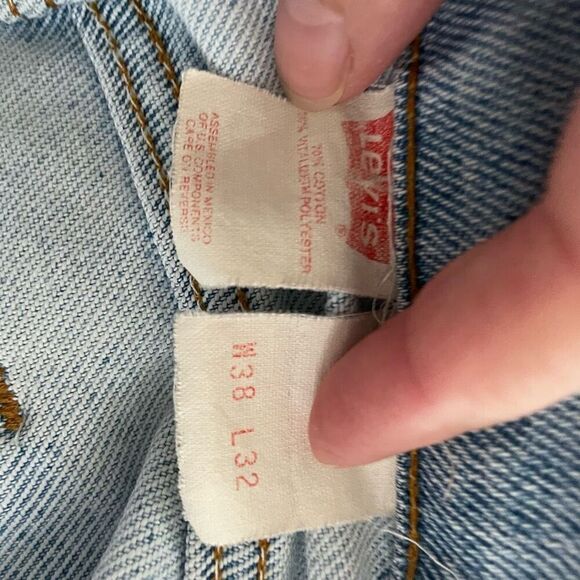 Vintage 90s Levi’s Silver Medal Light Wash Jeans 38 x 32 - Picture 8 of 12